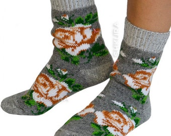 Women's socks, wool socks - winter socks - kintted socks