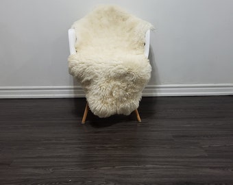 Giant Sheepskin rug,Sheepskin Home Decor Rugs, Sheepskin Throw soft Dense wool rare color 100% natural #B13