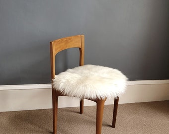 British sheepskin seat pad ,Genuine Australian merino sheepskin seat pad - Ivory