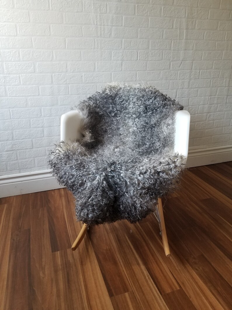 Tapis en peau de mouton islandaise incroyable doux en laine