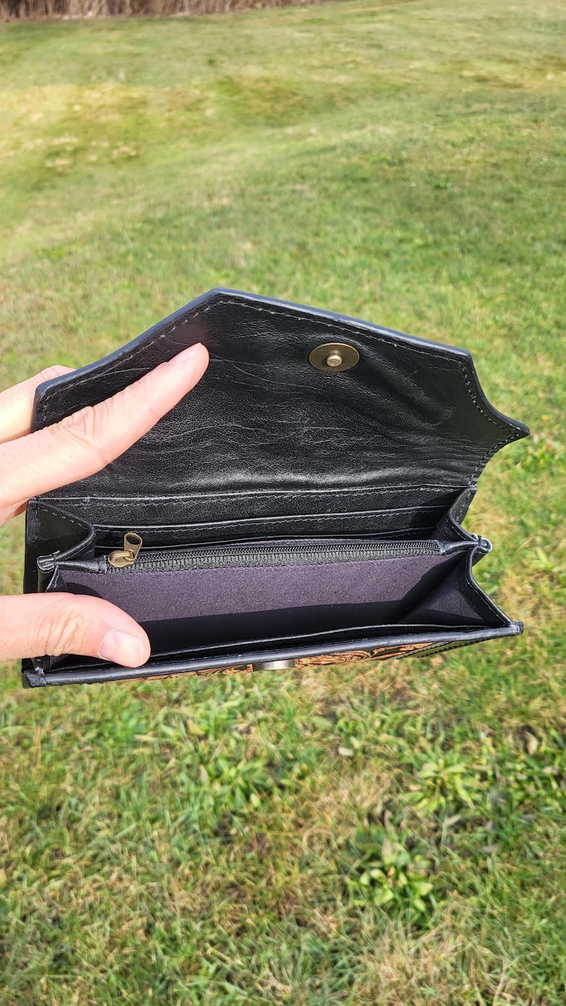 Cowhide wallet for women's