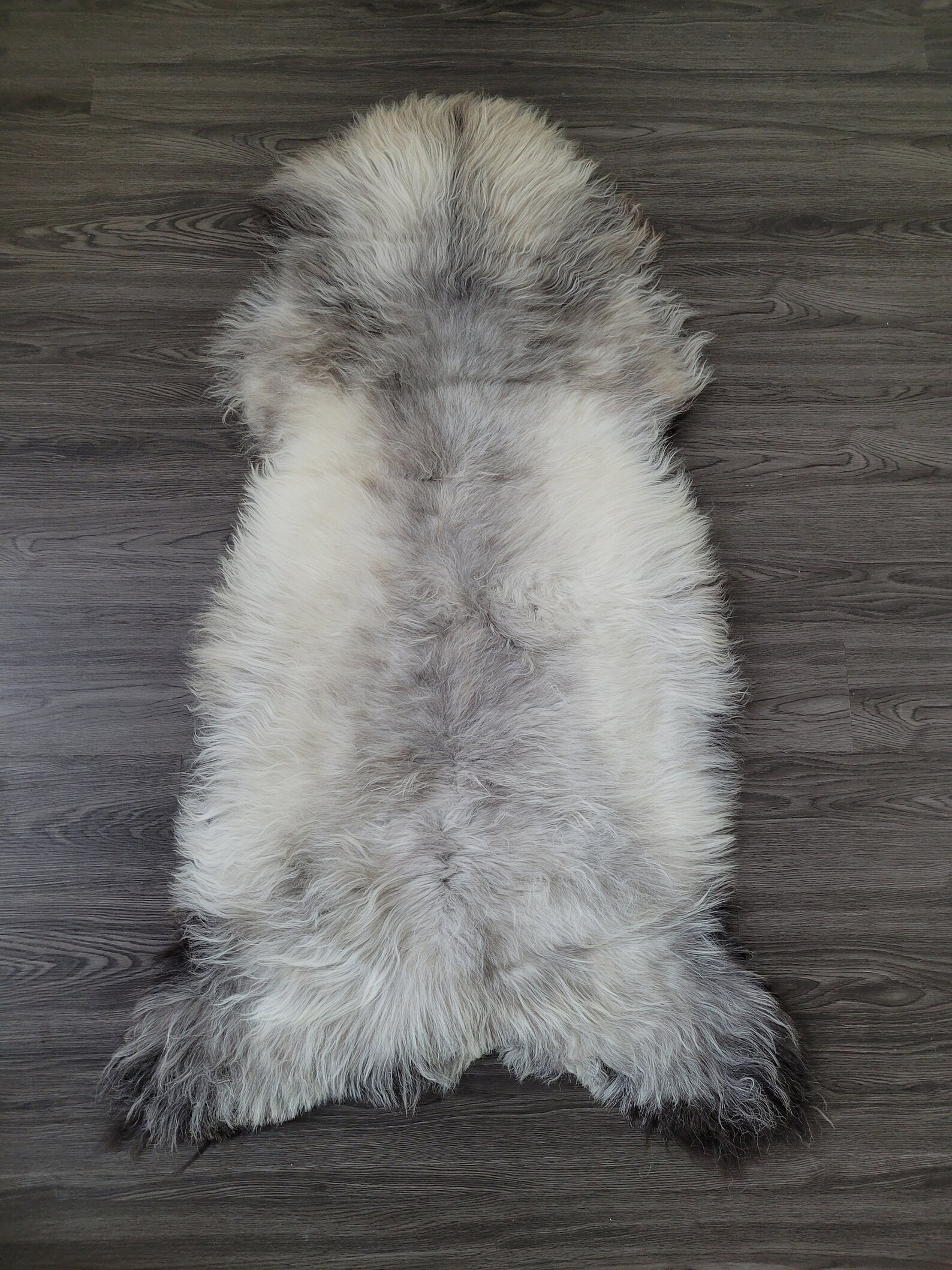 Genuine sheepskin rug soft Dense wool rare color 100 natural Etsy