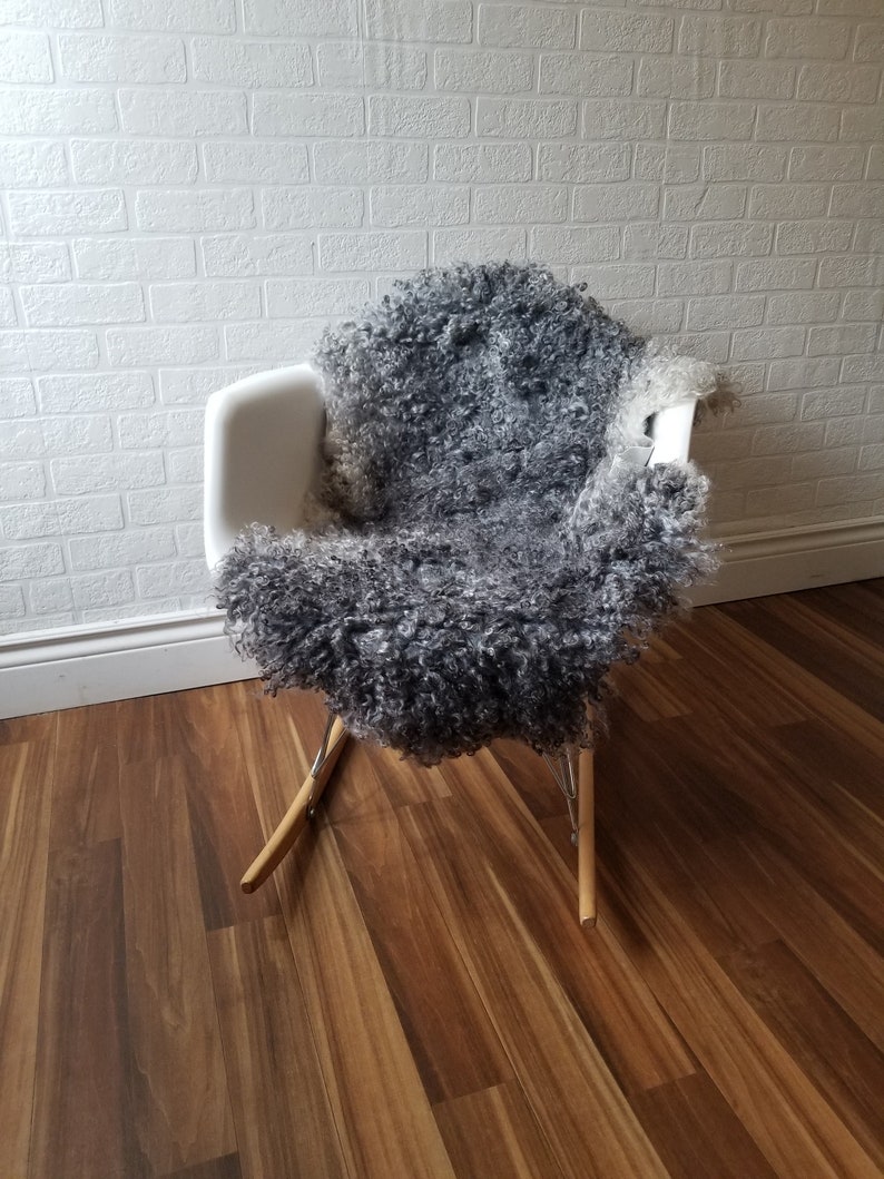 Tapis en peau de mouton islandaise incroyable doux en laine