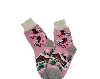 100% Pure wool socks Women / women's gift