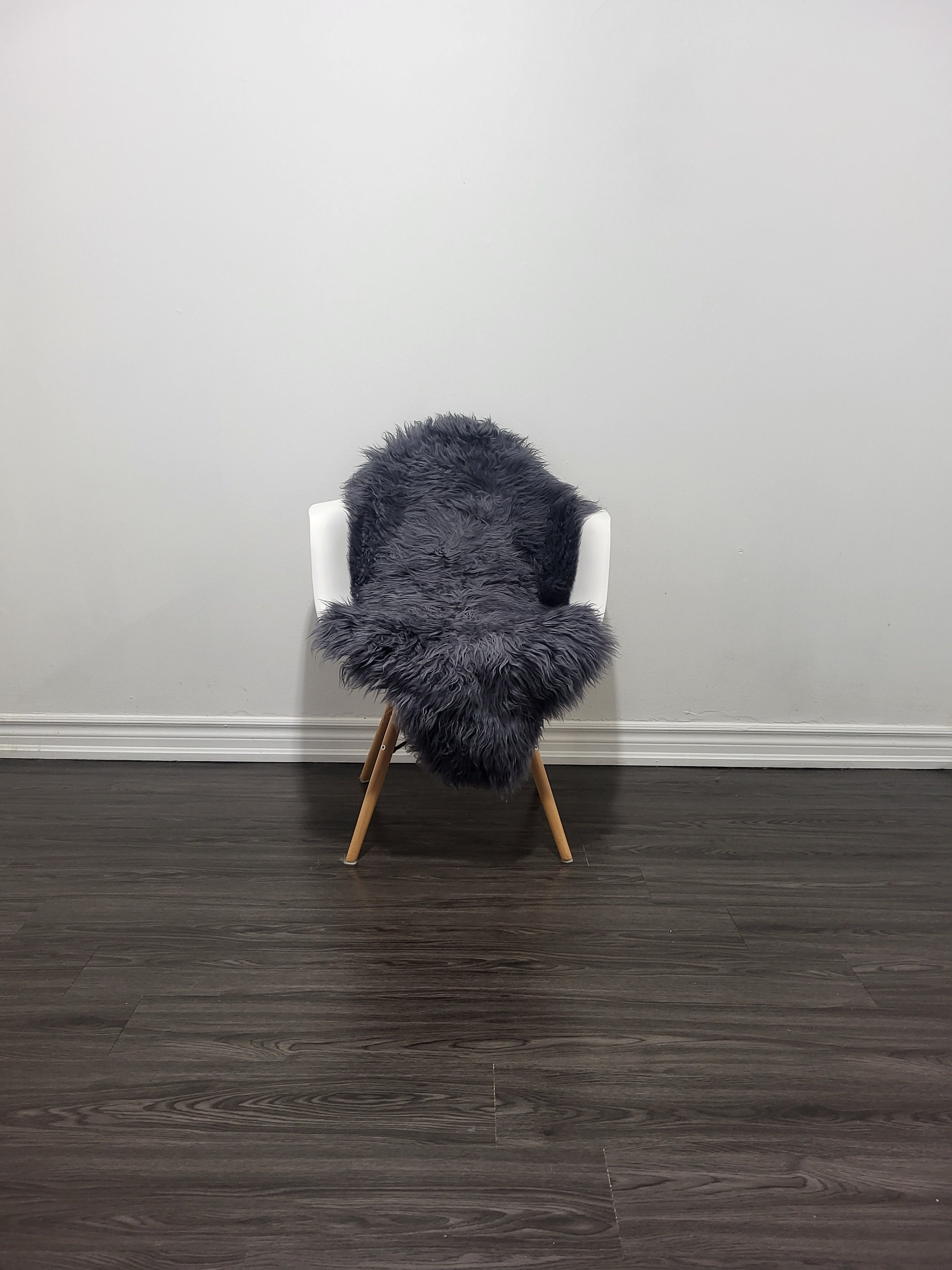 Icelandic sheepskin rug | sheepakin pelt | Scandinavian sheepskin rug |soft silky long wool #C320