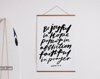 Poster: Be Joyful In Hope
