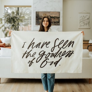 Large Canvas Banner: I Have Seen