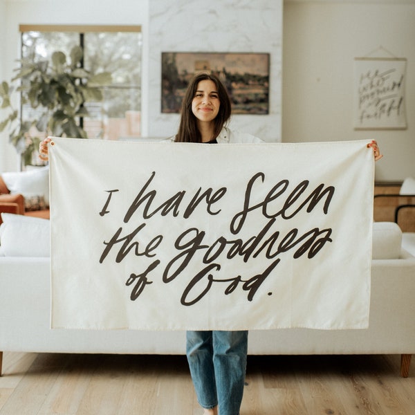 Large Canvas Banner: I Have Seen