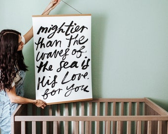 Poster: Mighter than the waves of the sea...
