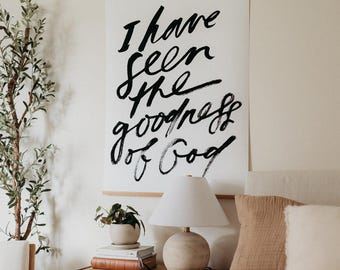 Large Poster: I Have Seen the Goodness of God