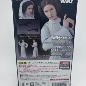 Star Wars Bandai SH Figuarts Princess Leia Action Figure, 1/12 Scale US Seller imagem 6