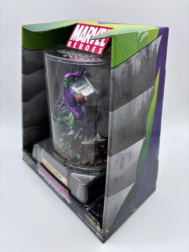 Marvel Heroes Spiderman Titanium Series Green Goblin Ultra Die Cast Figure, 2006 zdjęcie 3