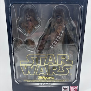 Star Wars Bandai SH Figuarts Chewbacca Action Figure, 1/12 Scale US Seller image 1