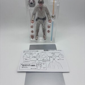 Star Wars Bandai SH Figuarts Luke Skywalker Action Figure, 1/12 Scale US Seller image 2