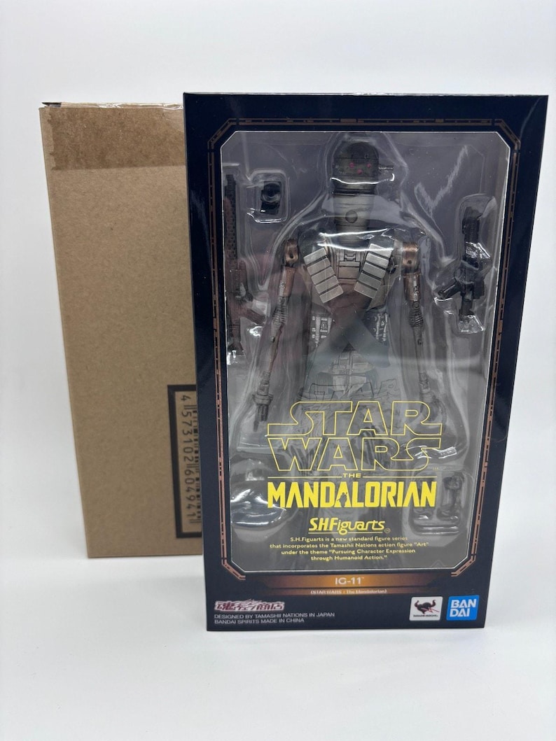 Star Wars Bandai SH Figuarts IG-11 Exclusive Action Figure, 1/12 Scale US Seller image 1