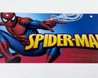 Marvel Spiderman 12x6 Walmart Store Hanger Graphic Display Sign