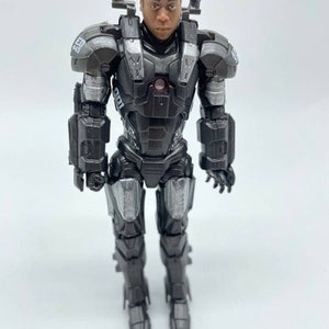 Marvel Iron Man 2 War Machine Unmasked Loose Figure, Hasbro image 2