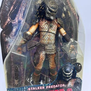 Action Figure Predator 2 – Stalker Predator, Serie V, 20 Cm – NECA, PVC, Altamente Dettagliato