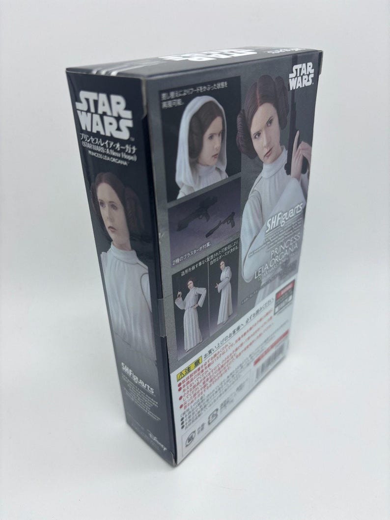 Star Wars Bandai SH Figuarts Princess Leia Action Figure, 1/12 Scale US Seller imagem 5