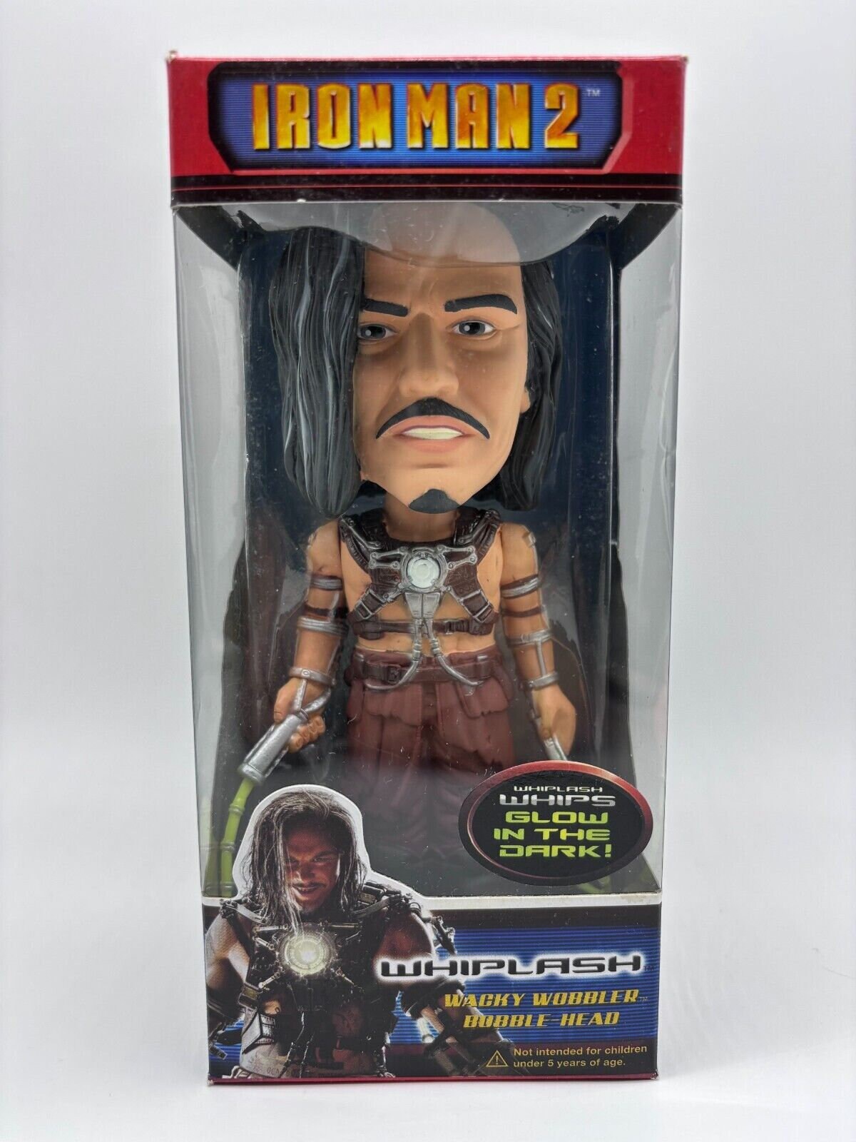 Marvel Funko Wacky Wobbler Whiplash Bobblehead, Pop Iron Man