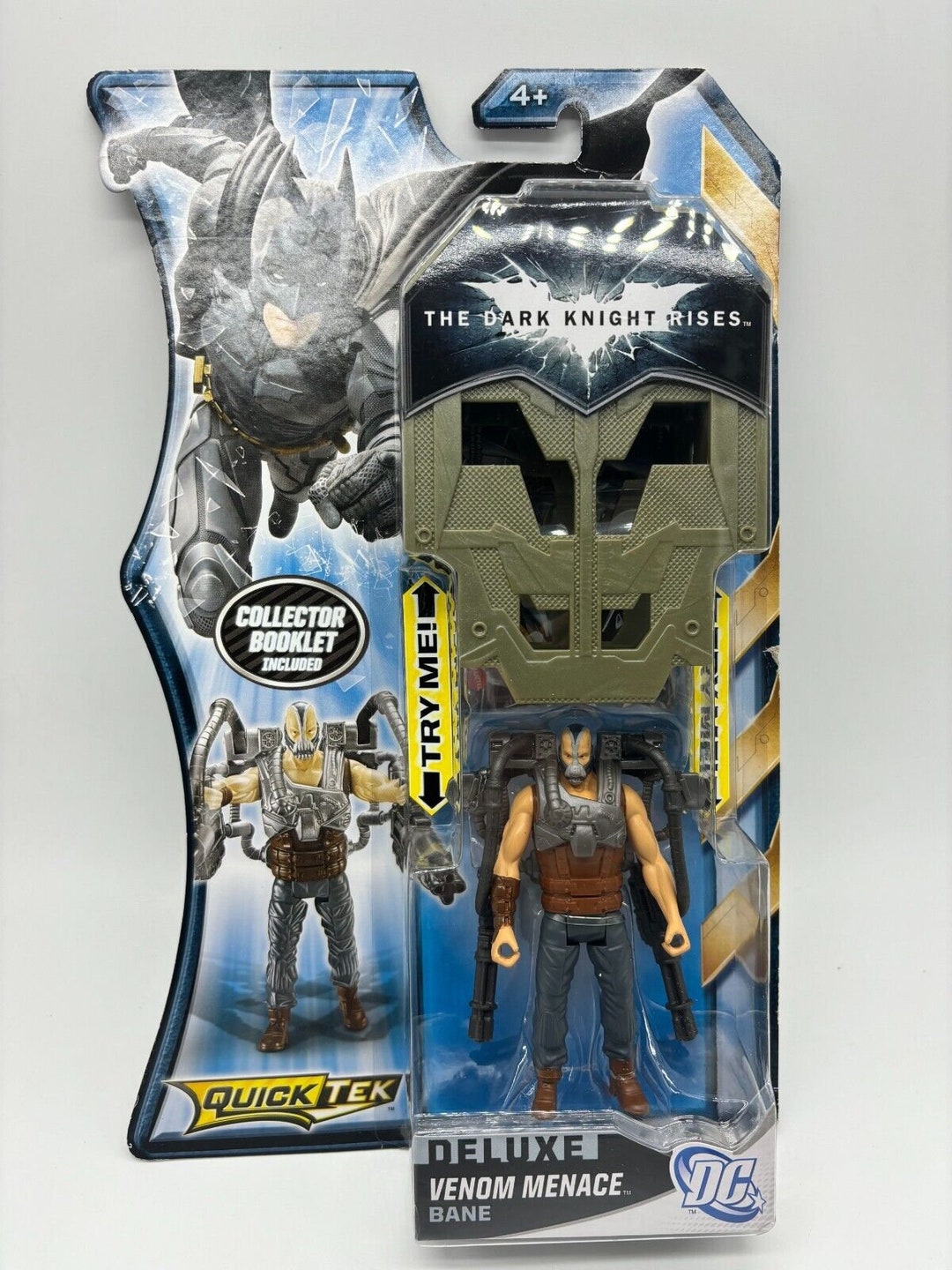 Batman Dark Knight Rises Deluxe Venom Menace Bane Figure, Quicktek 2012  Mattel