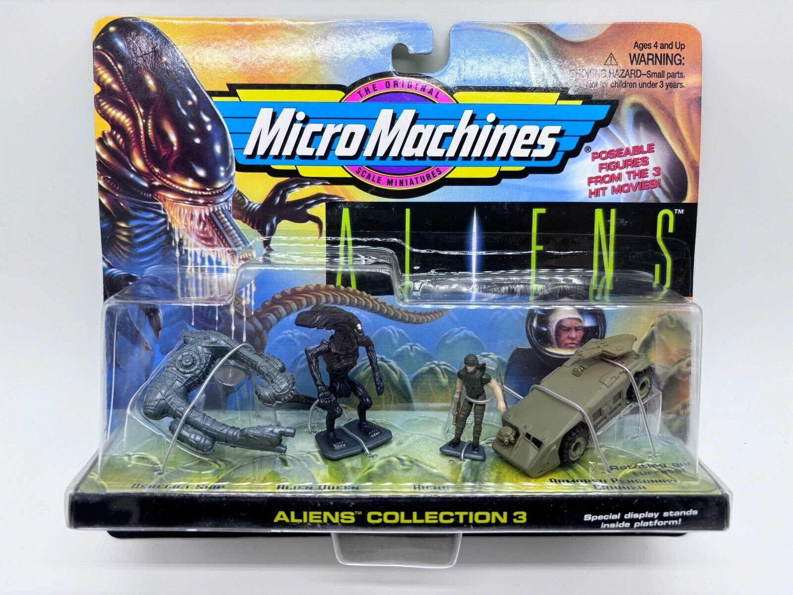 Aliens Micro Machines Collection #3 Queen Hicks Derelict Carrier