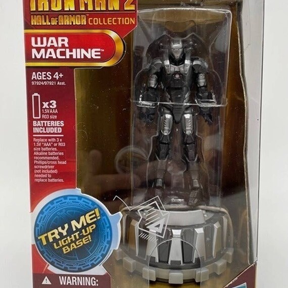 Marvel Iron Man 2 Hall of Armor War Machine Action Figure 3.75 Hasbro Etsy