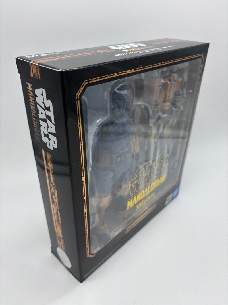 Star Wars Bandai SH Figuarts Heavy Infantry Mandalorian Figure, 1/12 US Seller image 3