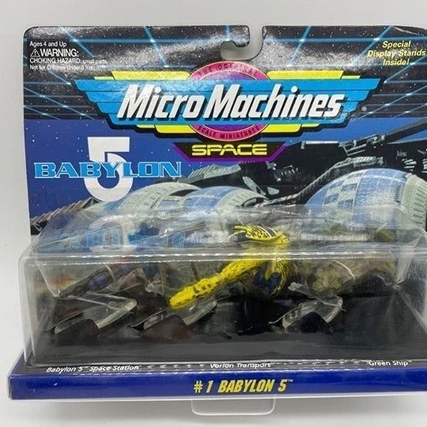 Babylon 5 Micro Machines Ships Collection #1, Galoob Vintage Sealed