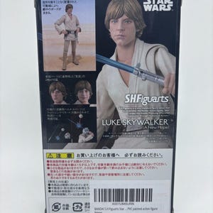 Star Wars Bandai SH Figuarts Luke Skywalker Action Figure, 1/12 Scale US Seller image 6