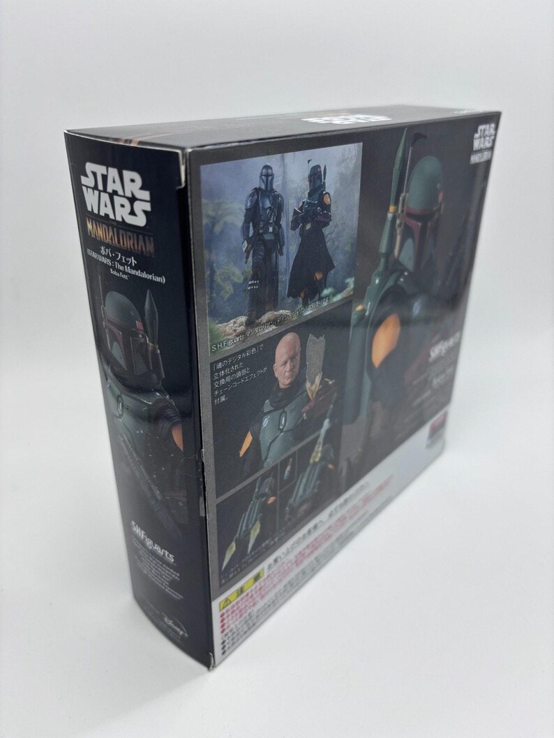 Star Wars Bandai SH Figuarts Boba Fett Mandalorian Figure, 1/12 Scale US Seller image 4