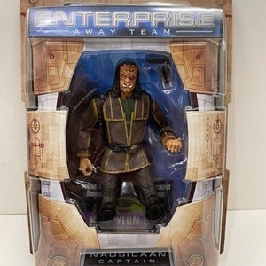 Star Trek Enterprise Away Team Nausicaan Captain Figure, Art Asylum NIB 2002