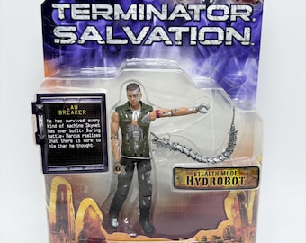Figura de Marcus Terminator Salvation Battle Damage, 3.75", sellada, 2009 Playmates