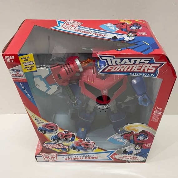 Transformers Animated Roll Out Command Optimus Prime Set, Hasbro