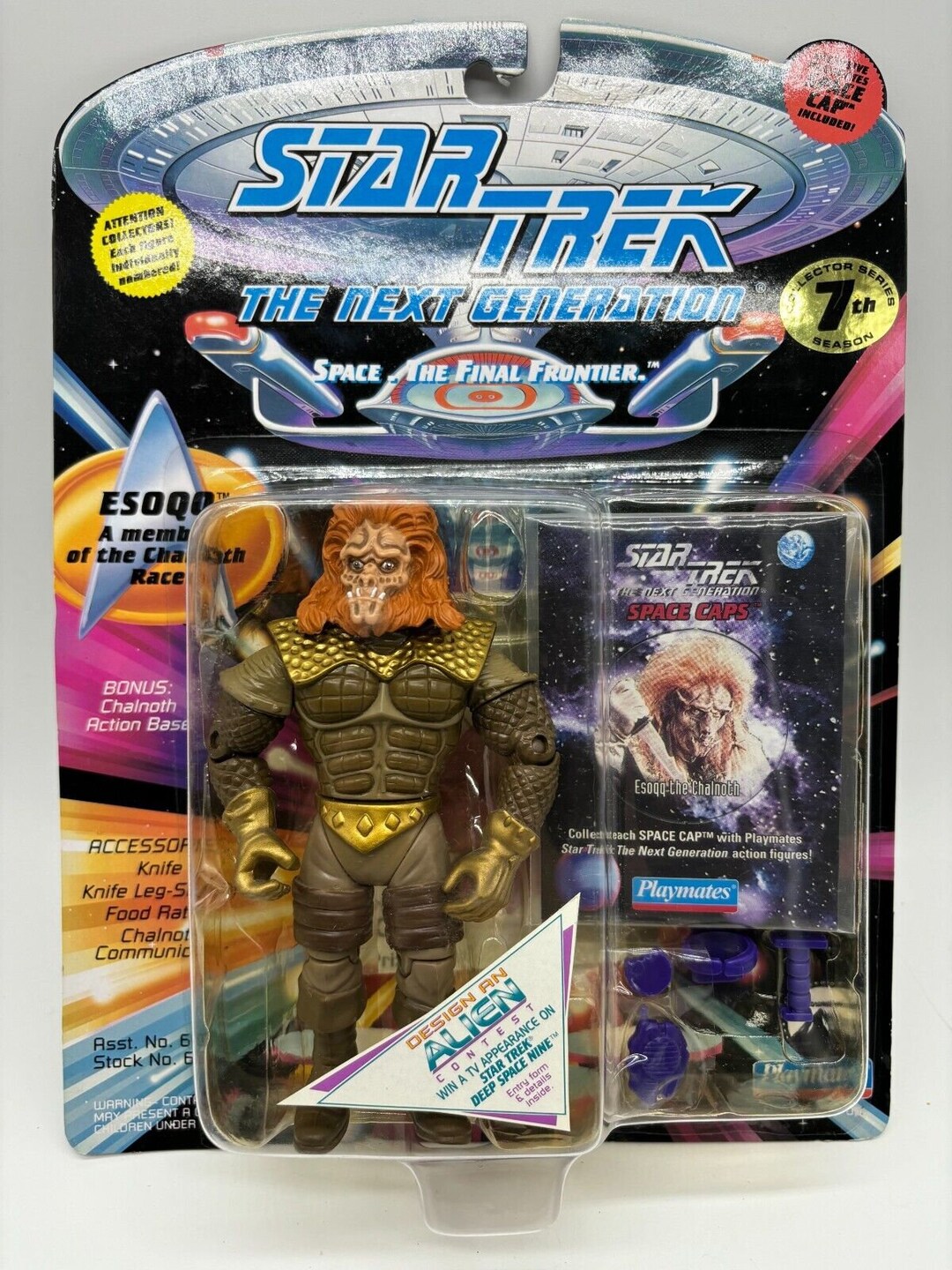 Star Trek Next Generation Playmates Esoqq the Charloth Action Figure ...