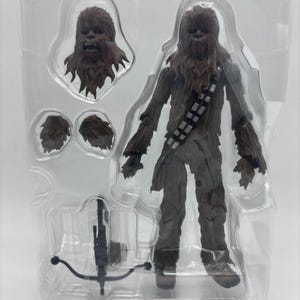 Star Wars Bandai SH Figuarts Chewbacca Action Figure, 1/12 Scale US Seller image 3