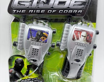 Juego de walkie-talkies Call to Action de GI Joe Rise of Cobra, nuevo y sellado (2008)
