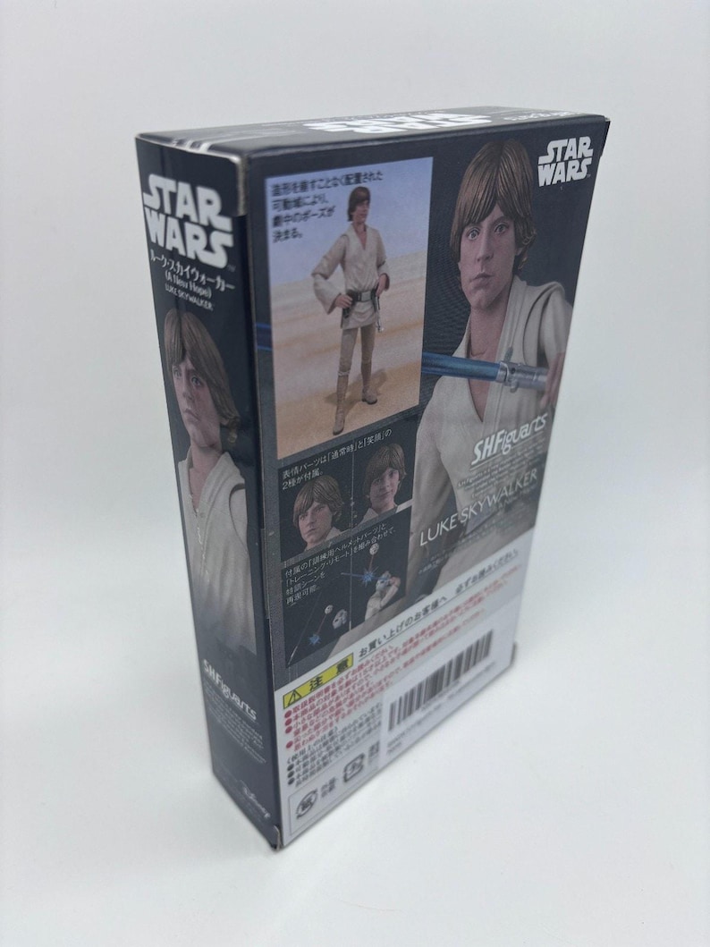 Star Wars Bandai SH Figuarts Luke Skywalker Action Figure, 1/12 Scale US Seller image 5