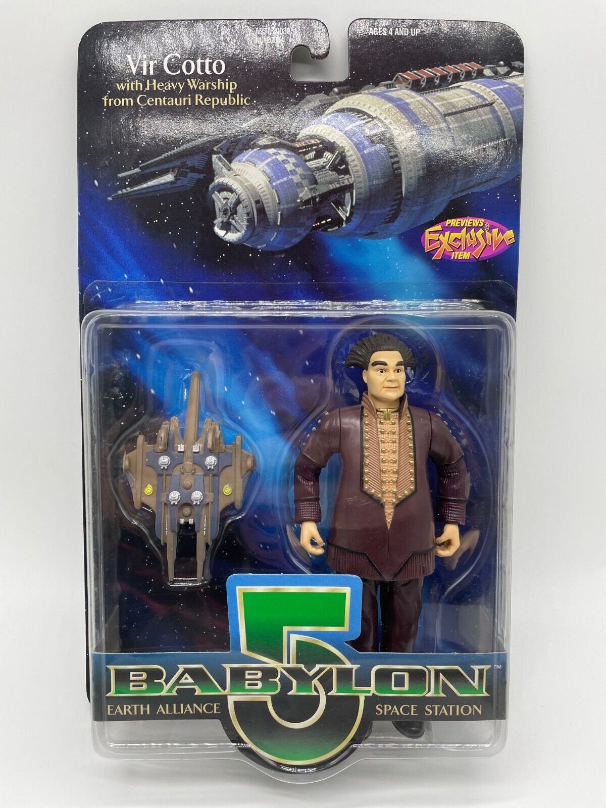 Babylon 5 Vir Cotto With Heavy Warship Centauri Collectible Figures