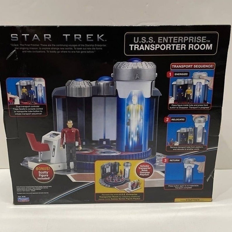 Star Trek USS Enterprise Transporter Room Sealed Playset, Playmates - Etsy