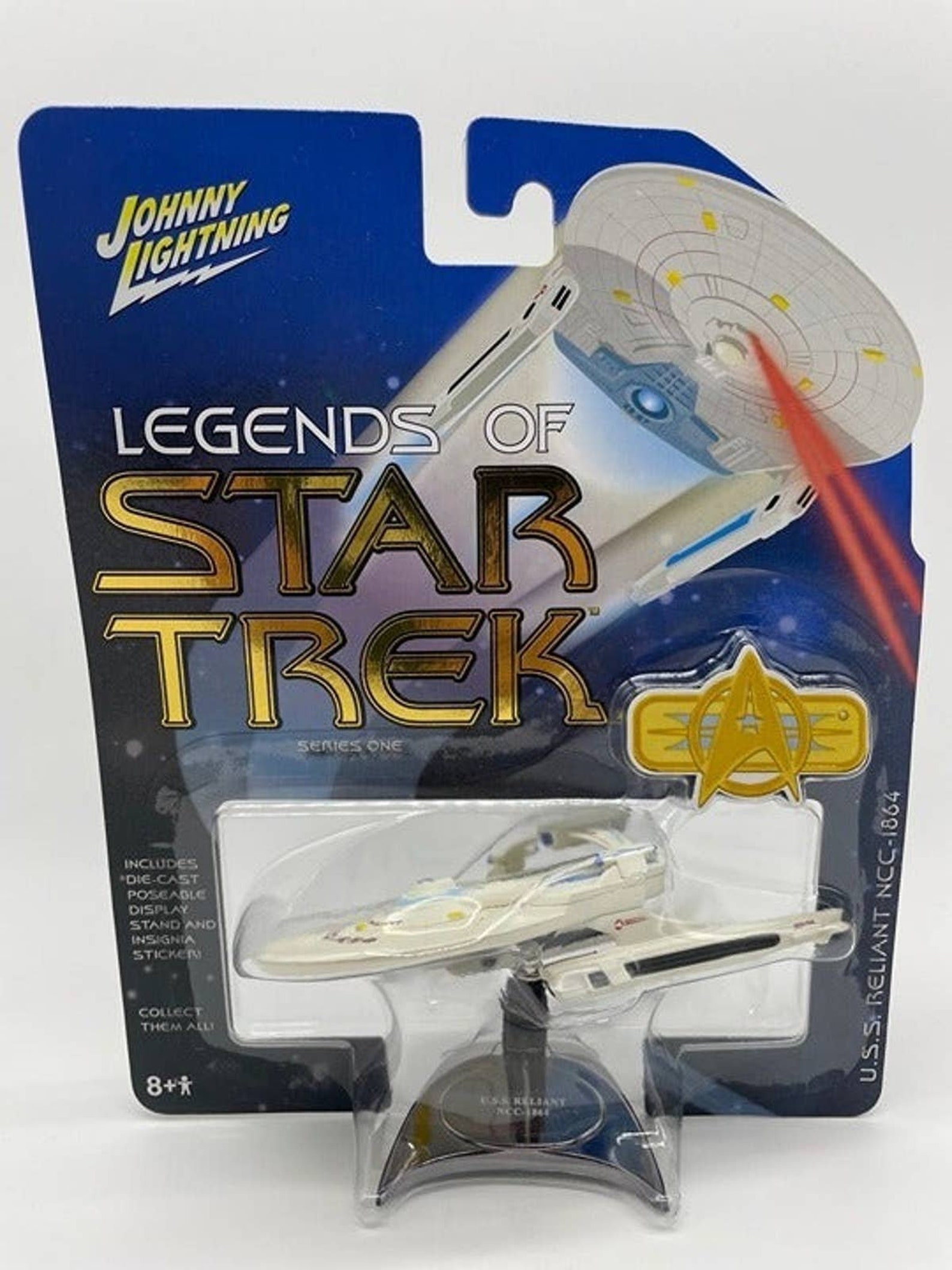 Johnny Lightning Legends of Star Trek USS Reliant NCC1864 Ship/stand