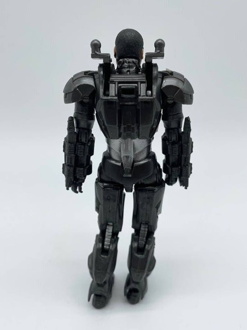 Marvel Iron Man 2 War Machine Unmasked Loose Figure, Hasbro image 3