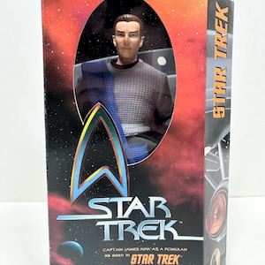 Star Trek Communicator Playmates 12" Kirk as Romulan Action Figure Sealed