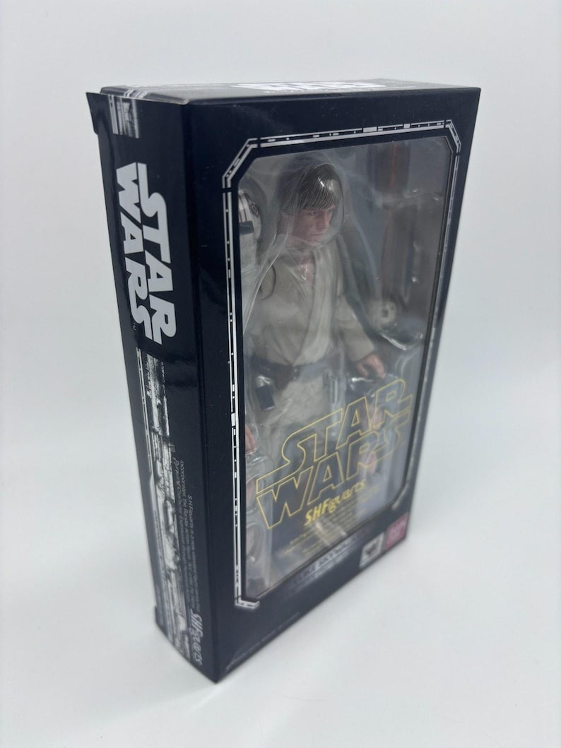 Star Wars Bandai SH Figuarts Luke Skywalker Action Figure, 1/12 Scale US Seller image 4