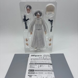Star Wars Bandai SH Figuarts Princess Leia Action Figure, 1/12 Scale US Seller imagem 2