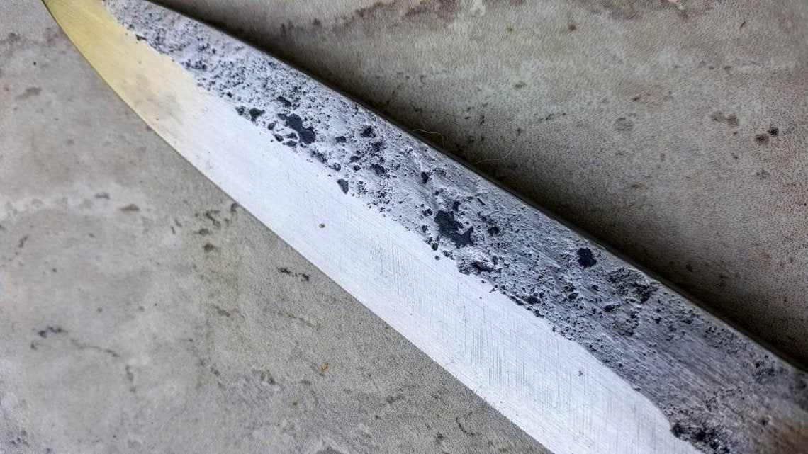 Cuchillo brisket con mango de madera de arce de ciruela | Etsy