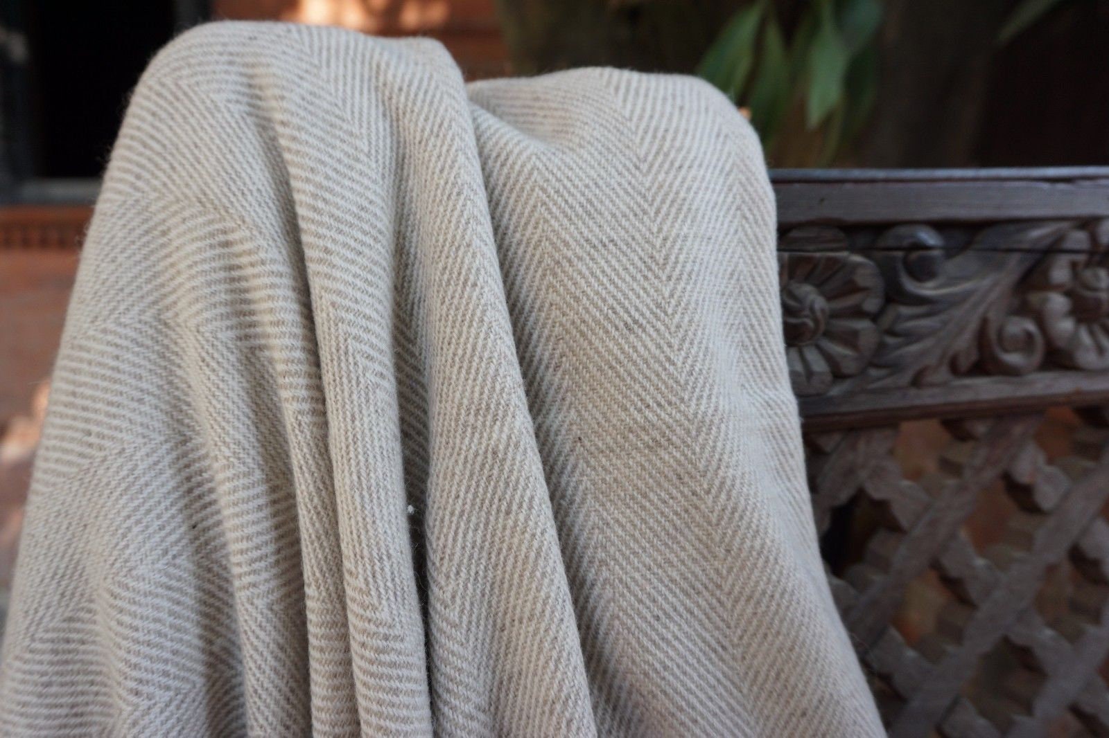 100 cashmere blanket 135cm x 250cm hand made from Nepal Etsy