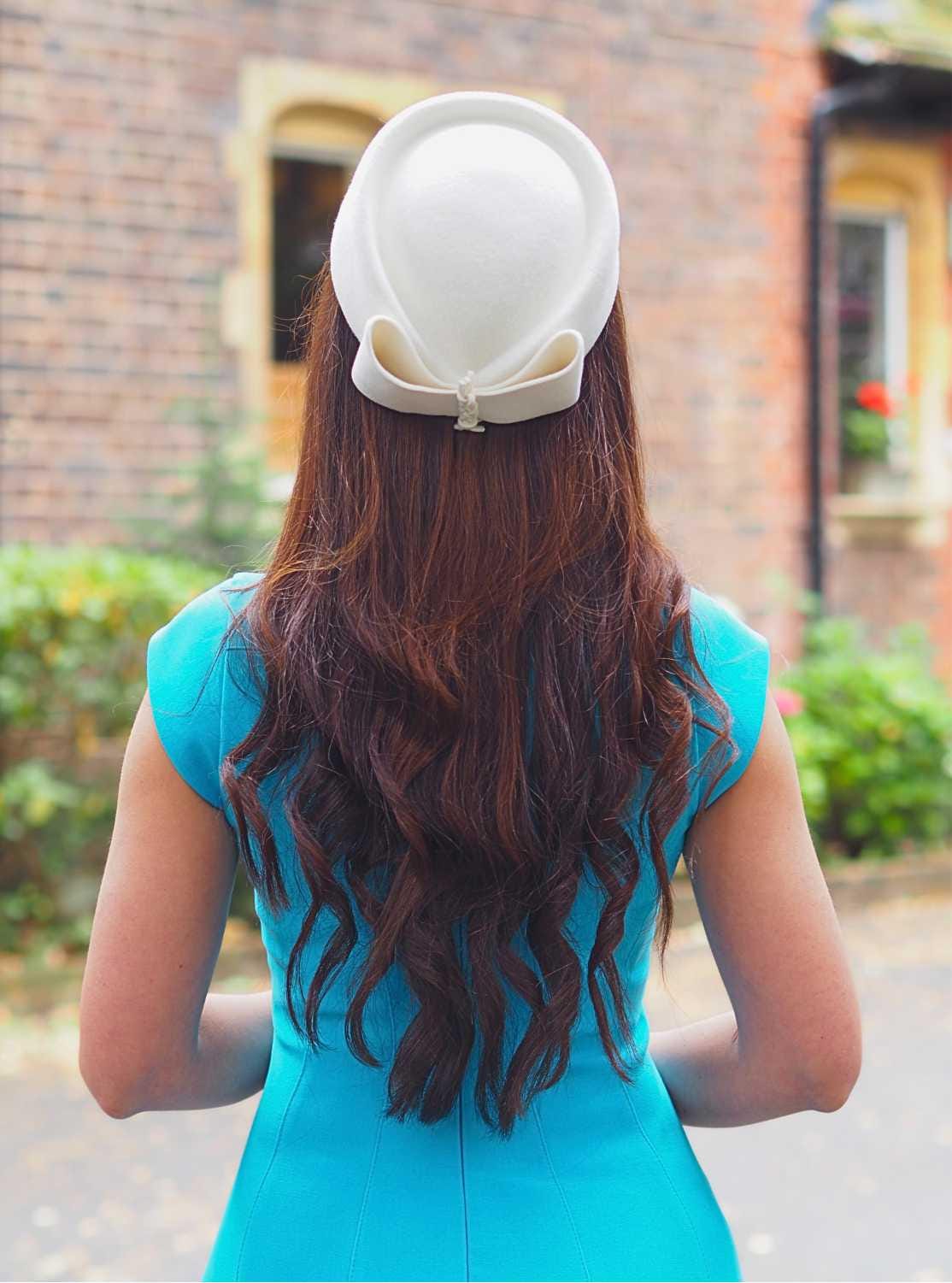 Classic Pillbox Hat With Structured Bow - Etsy display picture 1
