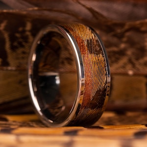 Pheasant Feather - Tungsten Band