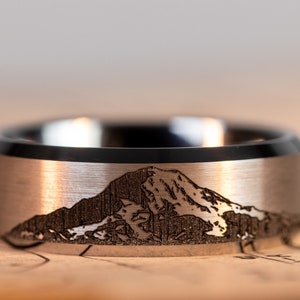 Mt. Rainier - Tungsten Ring